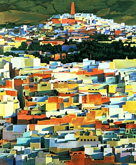 North African Townscape (oil on canvas)  van Robert  Tyndall