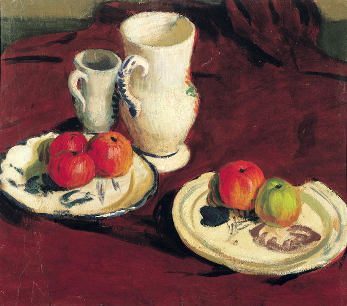 Still Life with Apples (oil on canvas)  van Roderic O'Conor