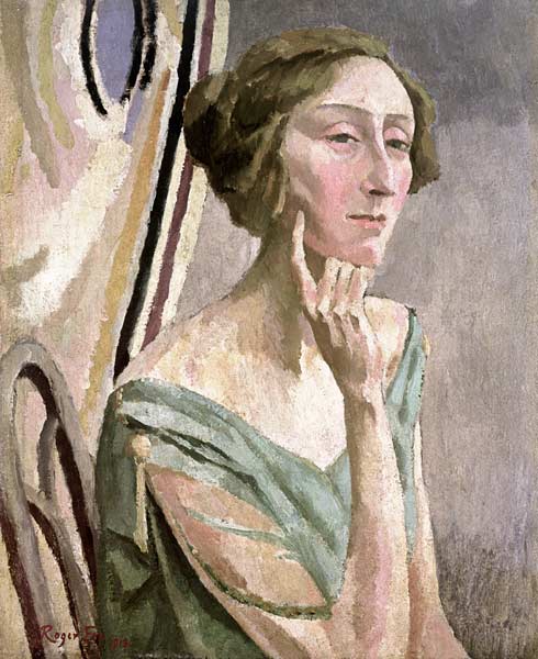 Portrait of Edith Sitwell (1887-1964) van Roger Eliot Fry