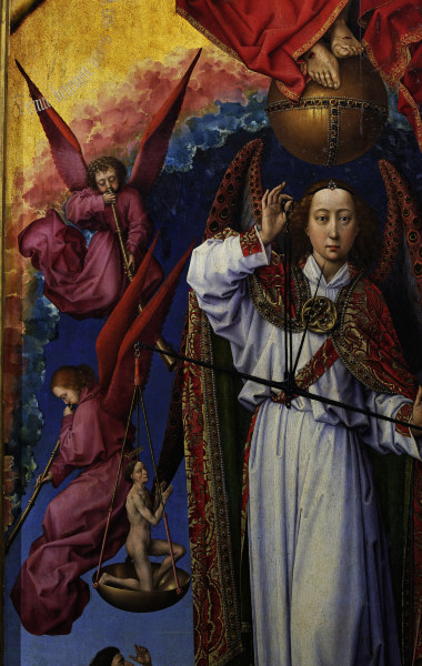 R. van der Weyden, Archangel Michael van Rogier van der Weyden