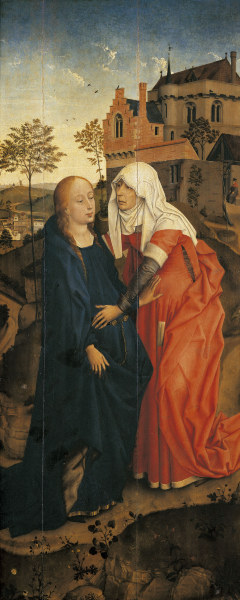 Rogier v.d.Weyden / Visitation / Paint. van Rogier van der Weyden