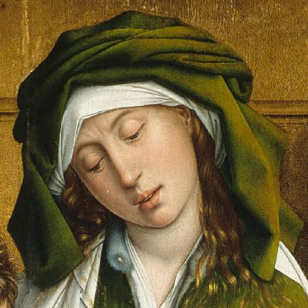 Rogier v.d.Weyden, Descent f.Cross/Det.