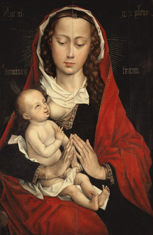 Die Jungfrau mit dem Kind. van Rogier van der Weyden