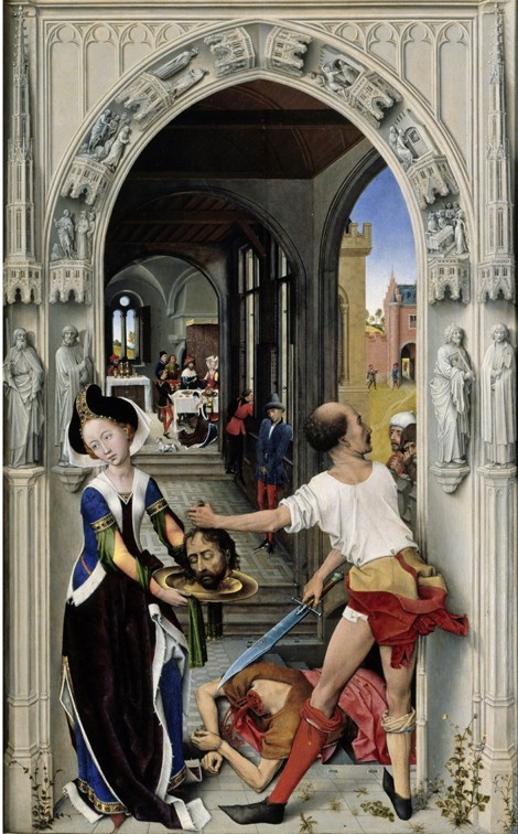 The Beheading of Saint John the Baptist (The Altar of St. John, right panel) van Rogier van der Weyden