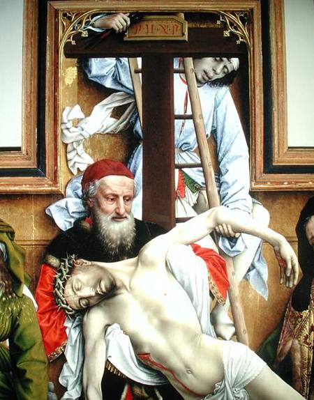 Joseph of Arimathea Supporting the Dead Christ van Rogier van der Weyden