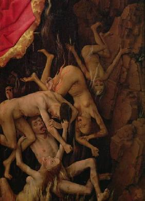 The Last Judgement, detail of the fall of the damned to hell