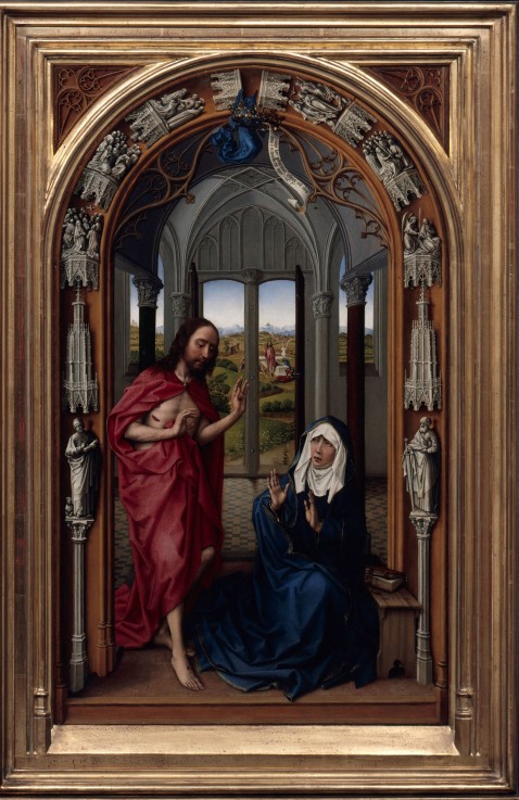 The Altar of Our Lady (Miraflores Altar) van Rogier van der Weyden
