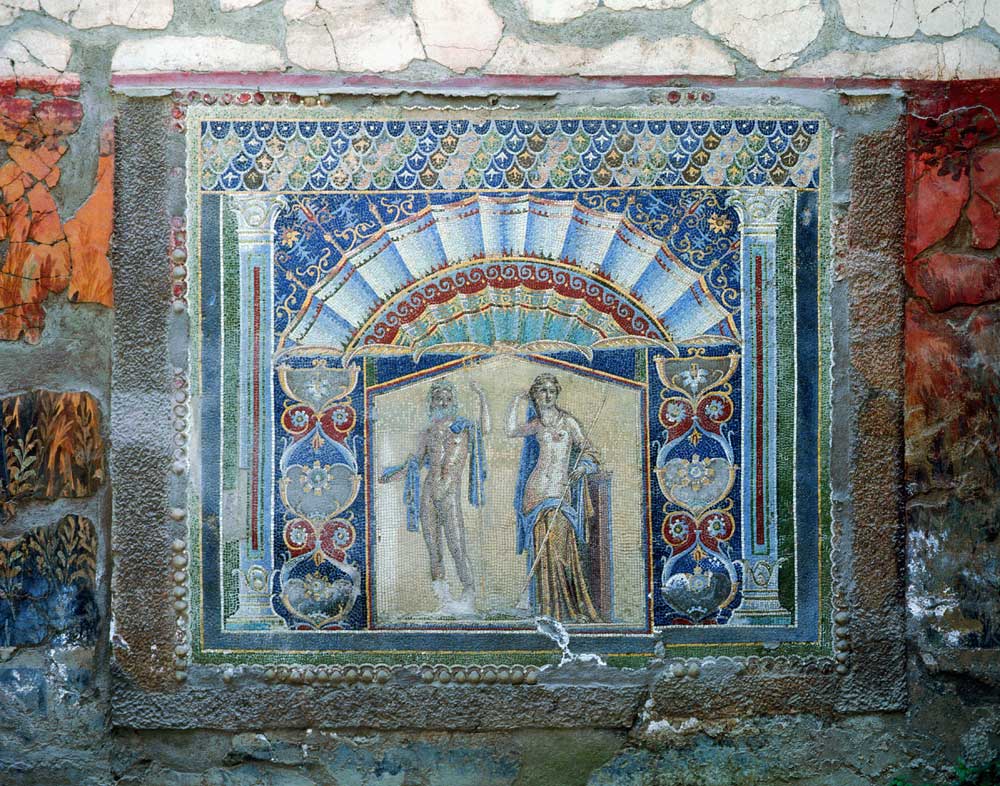 Mosaic from the House of Neptune and Amphitrite (mosaic) (for room see 113527) van Roman