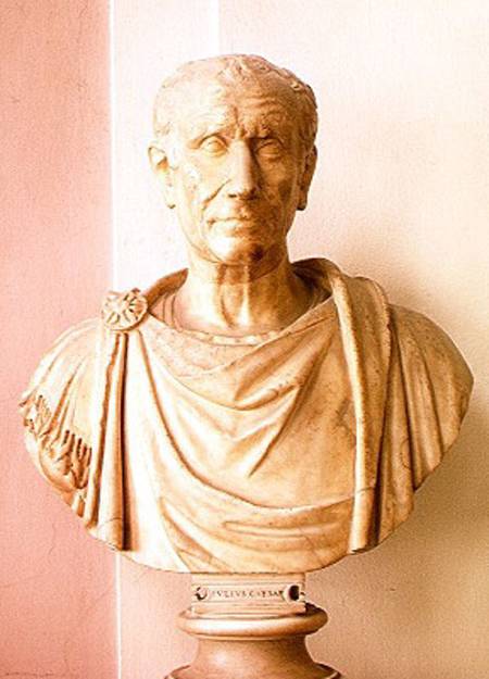 Bust of Julius Caesar (100-44 BC) van Roman