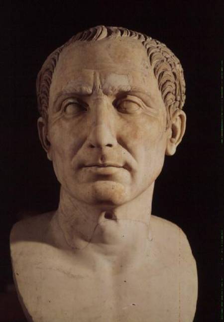 Bust of Julius Caesar (100-44 BC) van Roman