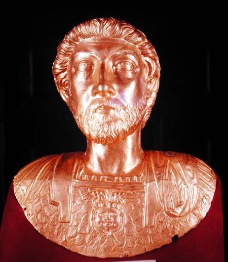 Bust of Marcus Aurelius (121-180 AD) van Roman