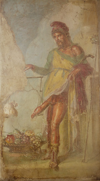 Priapus, from the Casa dei Vettii (House of the Vettii) van Roman