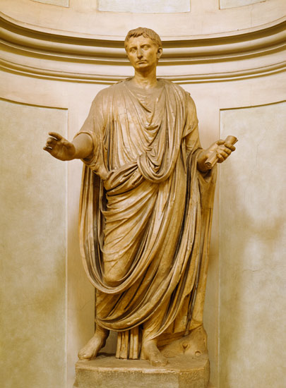 Emperor Augustus (63 BC-14 AD) van Roman