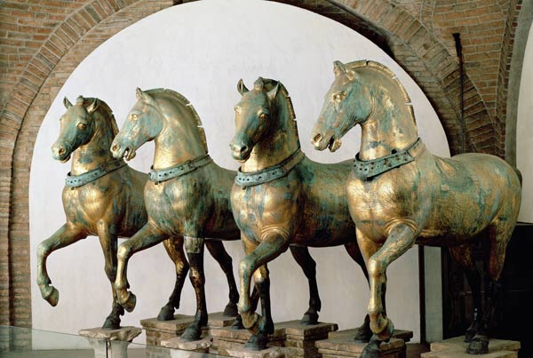 The Four Horses of San Marco, removed from the exterior in 1979 van Roman