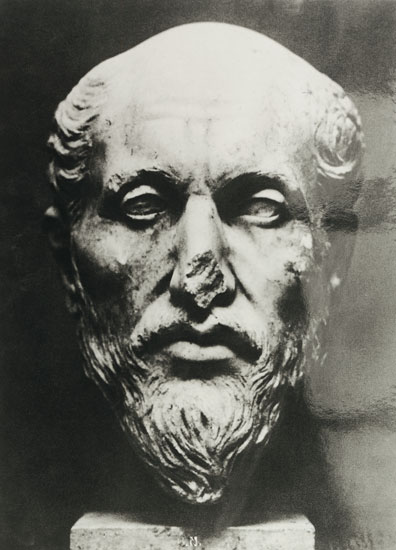 Head of Plotinus (205-270) van Roman