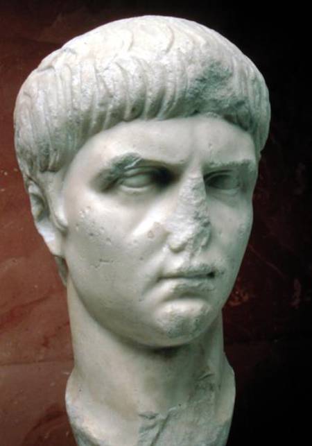 Portrait of Nero (AD 37-68) van Roman