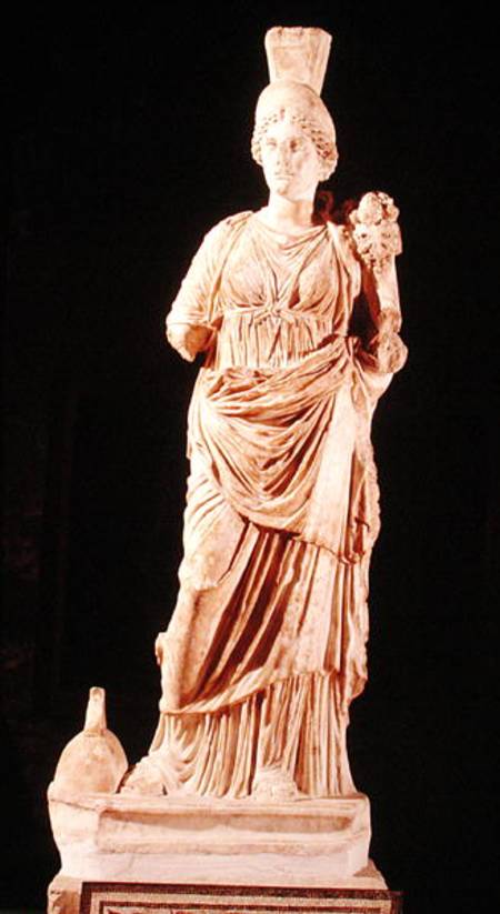 Statue of a tutelary goddess van Roman
