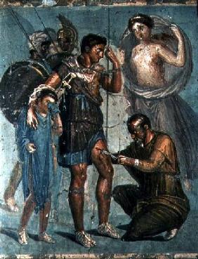 Aeneas injured, from Pompeii