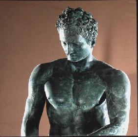 Athlete (copy of a Greek original of c04th BC)  (detail)