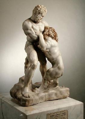 Heracles fighting the Lion