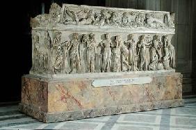 Sarcophagus with frieze of the Nine Muses