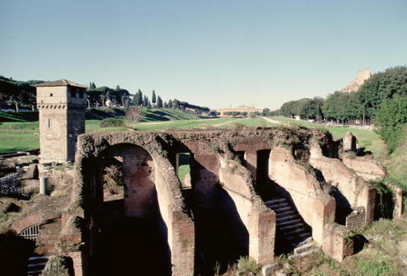 View of the stadium, Roman (photo) van Roman