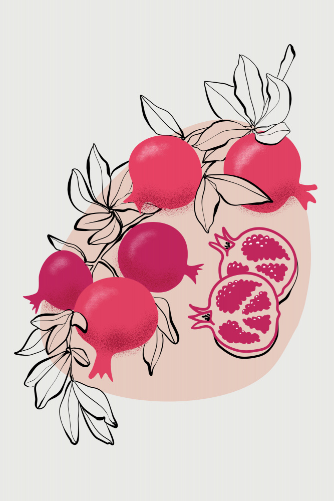 Fathia pomegranates van Rosana Laiz Blursbyai