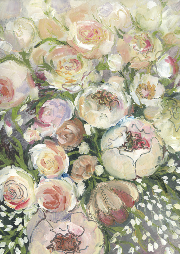 Maeve painterly florals van Rosana Laiz Blursbyai