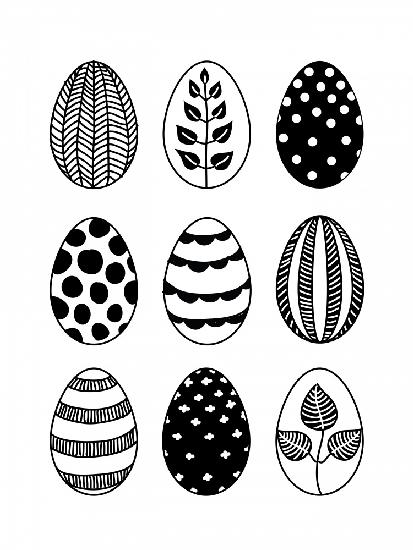 Scandi Easter eggs