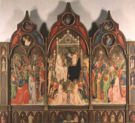 The Coronation of the Virgin van Rossello di Jacopo Franchi