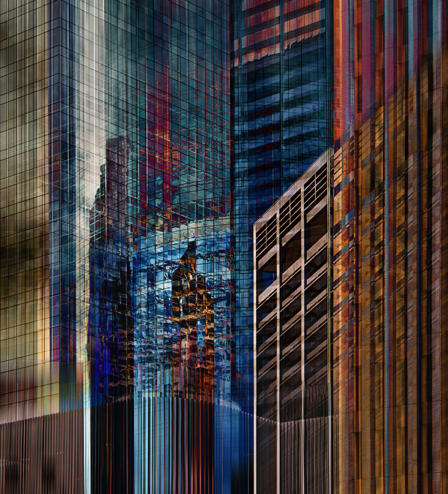 Urban abstract II van Roxana Labagnara