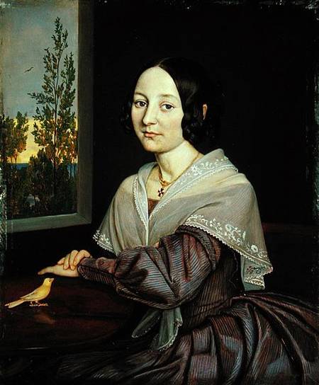 Caroline Luise Mathilde Wasmann (1823-67) van Rudolf Friedrich Wasmann