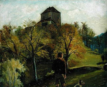 The Zenoburg in the Tyrol van Rudolf Friedrich Wasmann