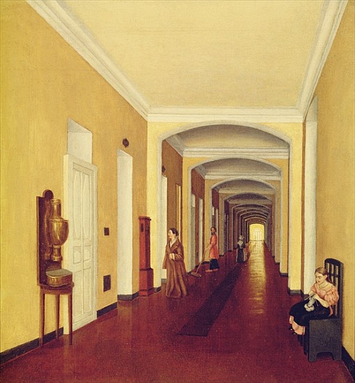 Interior in the Golitsyn Hospital, c.1840 van Russian School