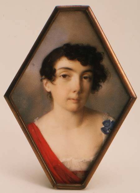 Portrait of Anna Mikhailovna Khitrovo (1782-1846) van Russian School