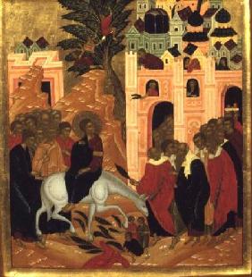 Christ's Entry into Jerusalem, icon