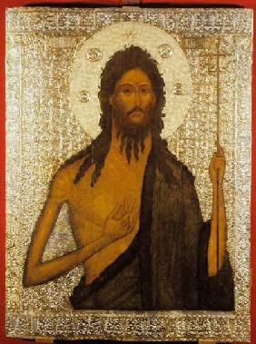 Icon of St. John the Forerunner, Moscow School
