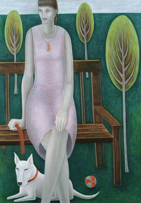Woman in Park, 2006 (oil on canvas)  van Ruth  Addinall
