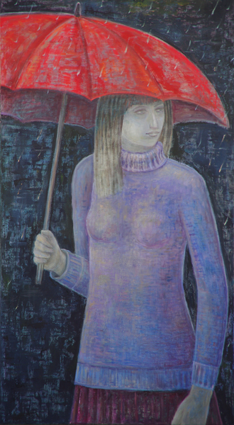 Red Umbrella van Ruth  Addinall