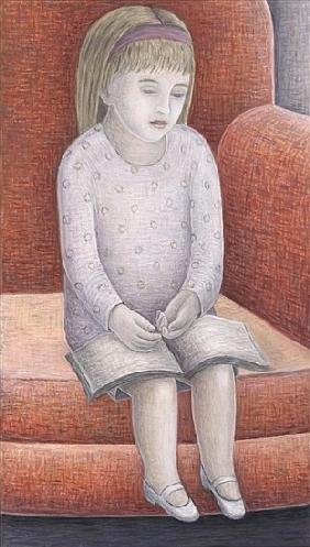 Wee Reader, 2005 (oil on canvas) 