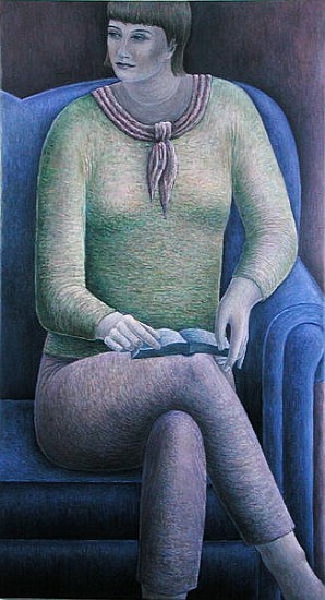 Woman Reading, 1999 (oil on canvas)  van Ruth  Addinall