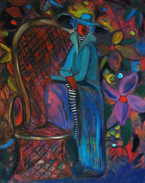 Lady in Blue van Sabina  Nedelcheva-Williams