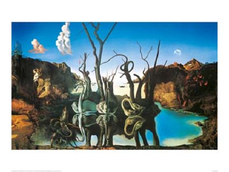 Reflections of Elephants - (SD-01) van Salvador Dali