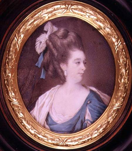 Mrs Yates, an actress, 1776 van Samuel Codes