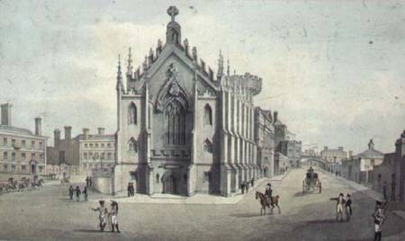 The Castle Chapel, Dublin van Samuel Frederick Brocas