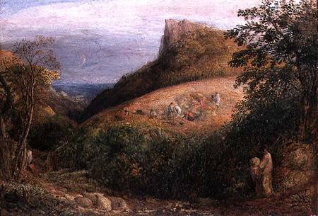 A Pastoral Scene van Samuel Palmer