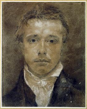 Self Portrait, c.1826 (black chalk heightened with white on paper)