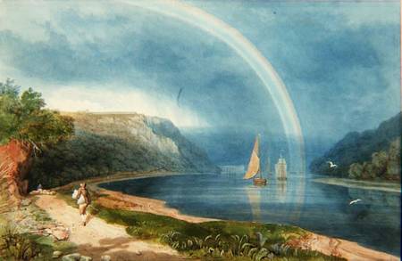 Rainbow on the River Avon van Samuel R.W.S. Jackson