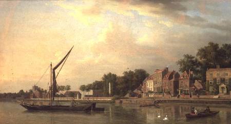 The Thames at Twickenham van Samuel Scott