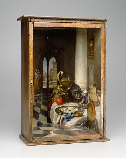 Perspective Box of a Dutch Interior van Samuel van Hoogstraten
